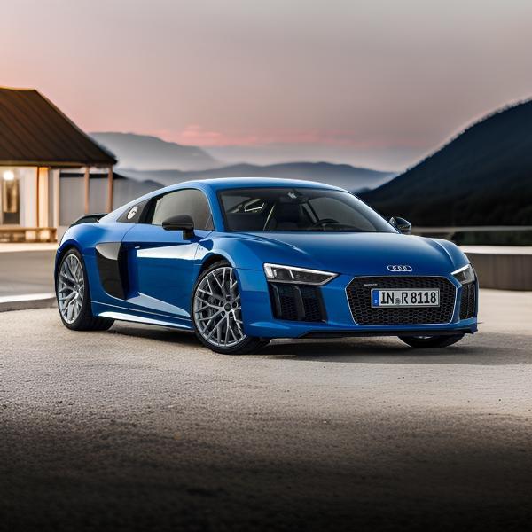 Village Audi Norwell  car blue